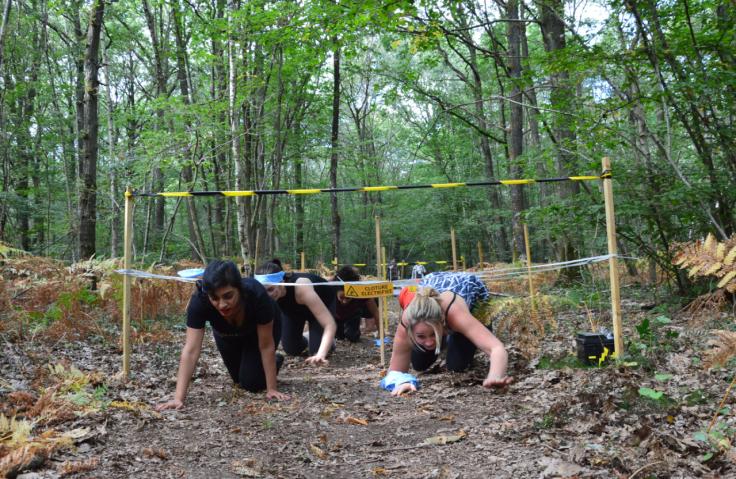 Bootcamp et parcours d'obstacles en équipe